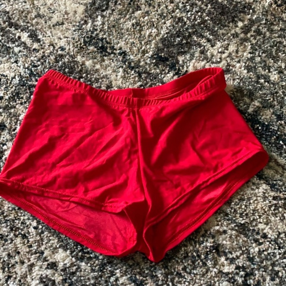 Curtain Call Nylon/Spandex Booty Shorts size AME adult medium